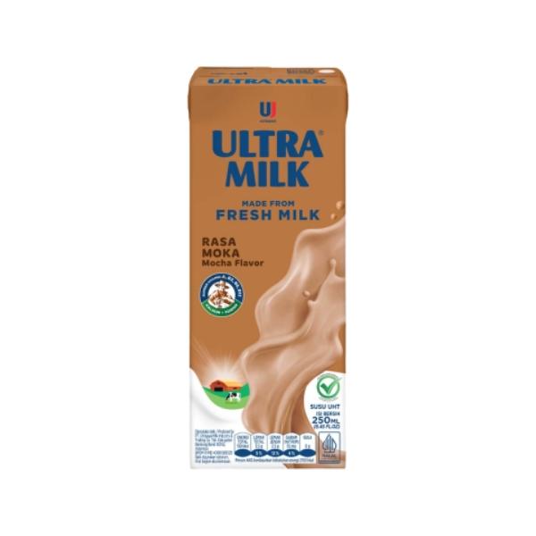 Gambar ULTRA MILK RASA MOKA 250 ML dari Hypermart Pesona Depok Kota Depok Tokopedia