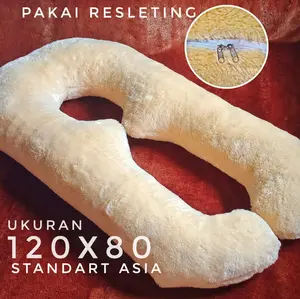 Bantal Ibu Hamil Dan Menyusui - Bahan Kain Boneka Pakai Resleting