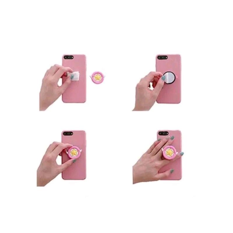 Popsocket Pop socket 3D karakter lucu handphone smarphone 3