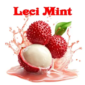 Liq-30ml Sari Buah Pilihan Rasa Leci Mint Jus Murni Halal Organik Bebas gula Alami Fruity Botol Air Juice Banana Durian Susu Vanilla Leci Anggur Grape