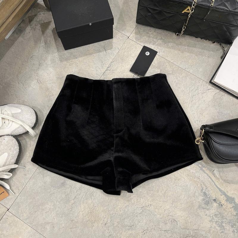  EMLYvn - Quần Short Nhung Cạp Cao Khóa Trước Có Mắc Cài Quần Đùi Nhung 2 Lớp Lưng Cao Quần Nhung Dáng Ôm KAB 