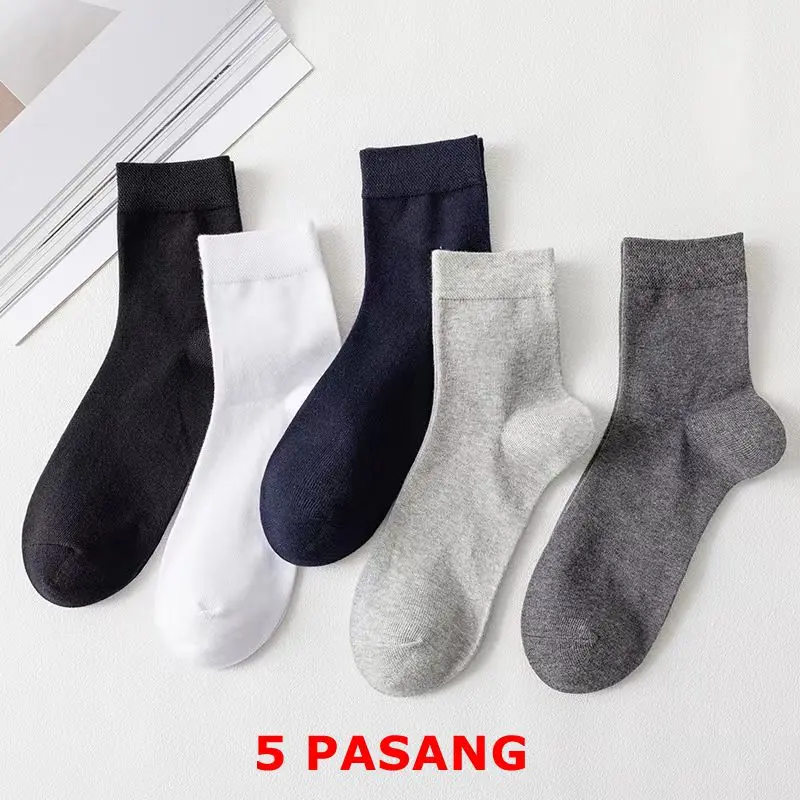 10 pasang  Kaki Pria / Kaos Kaki Panjang Kaki Warna Polos / Ankle Socks Pria / Kaos Kaki Warna Semata Nyaman 2