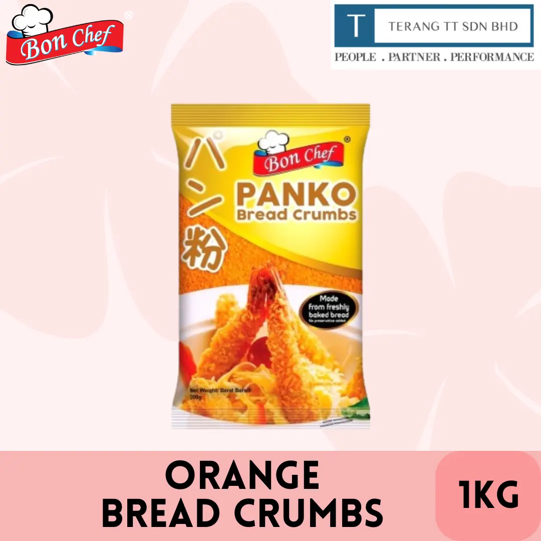 Bon Chef Panko Bread Crumbs Orange 1KG