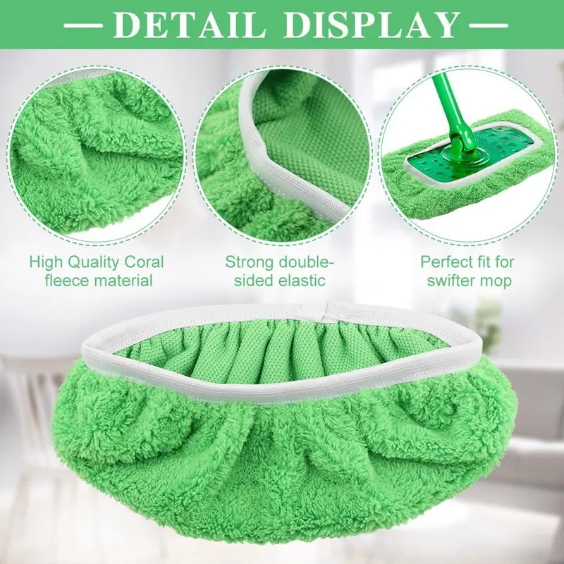 Refill Cover Sarung Kain Pel Lantai Microfiber for Flat Mop -Gray BISA COD 1