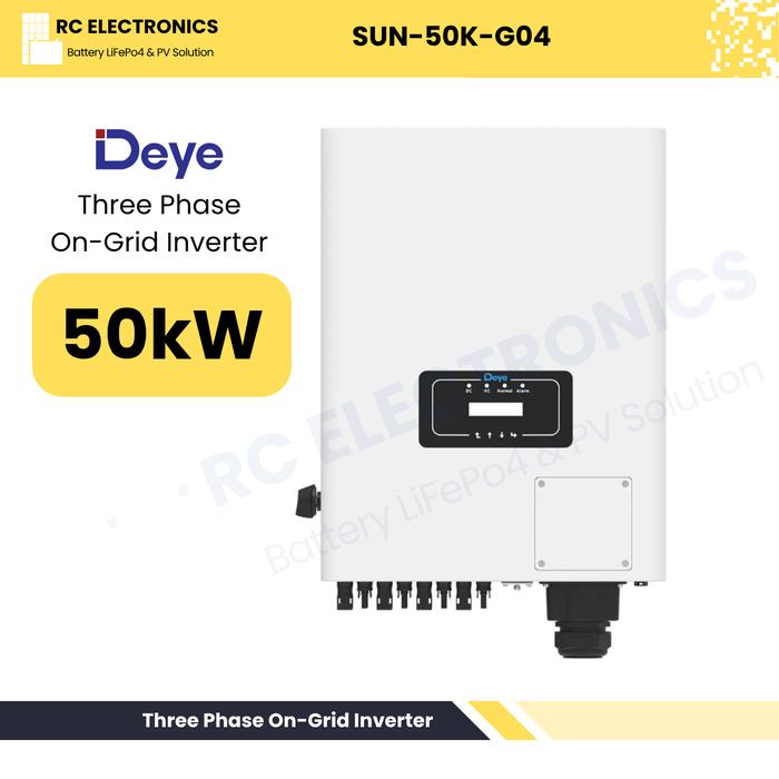 Jual Deye On-Grid Inverter 50KW Three Phase | SUN-50K-G04 - Kota Cimahi ...