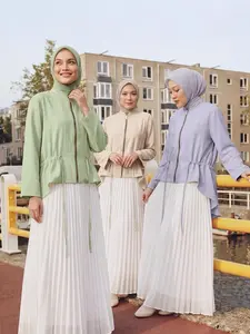 Hijacket Amarine - Outer Wanita Light Tropis Flowy & Tidak Mudah Kusut