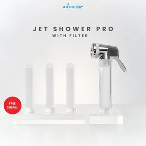 iFILTER - Jet Shower PRO with Filter Bidet FREE 3 Refill Filter
