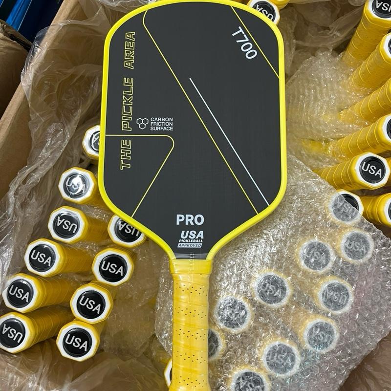 Vợt Pickleball T700 Pro công thủ toàn diện, thiết kế tiêu chuẩn USAPA Sport pickleball Cán Vợt Cao Su