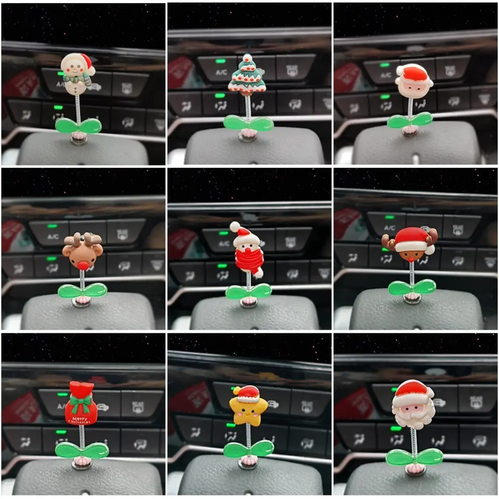 Car Dashboard Decoration Elk Car Ornaments Car Accessories Doll Christmas Car Decoration Home Decor Miniatures Auto Interior Girls Boys