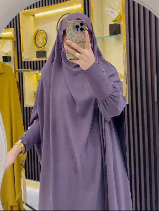 NUSAIBA SERIES - Syari & Panjang - Daily Syari, Umrah & Haji by Arsy - Hanaz Hijab