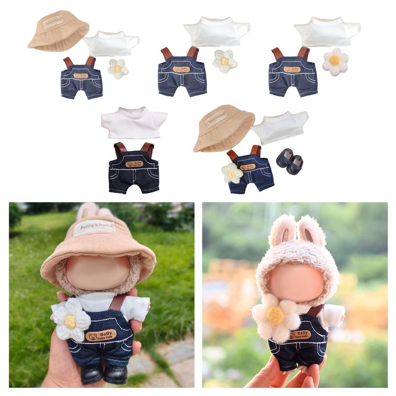 Quần Áo Búp Bê Nhồi Bông Labubu, 17 cm, Mềm Mại Và Thời Trang, Thích Hợp Cho Búp Bê, Trang Phục Quần Áo, Đạo Cụ Chụp Ảnh Chơi Giả Vờ, Trang Phục Búp Bê Labubu
