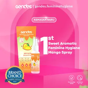 Gendes Sweet Aromatic Spray with Mango 7 Miracle Bioactives 23 ml | Perawatan Area Kewanitaan  | Membantu Mengurangi Keputihan | Membantu Menghilangkan Aroma Tidak Sedap Pada Area Kewanitaan