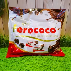 COKLAT BALL FEROCOCO/LORE 1 BAG isi 40pc full coklat n wafer ball HARGA PROMO AMBYAR CUMA 20ribuan Snack Cokelat Bola