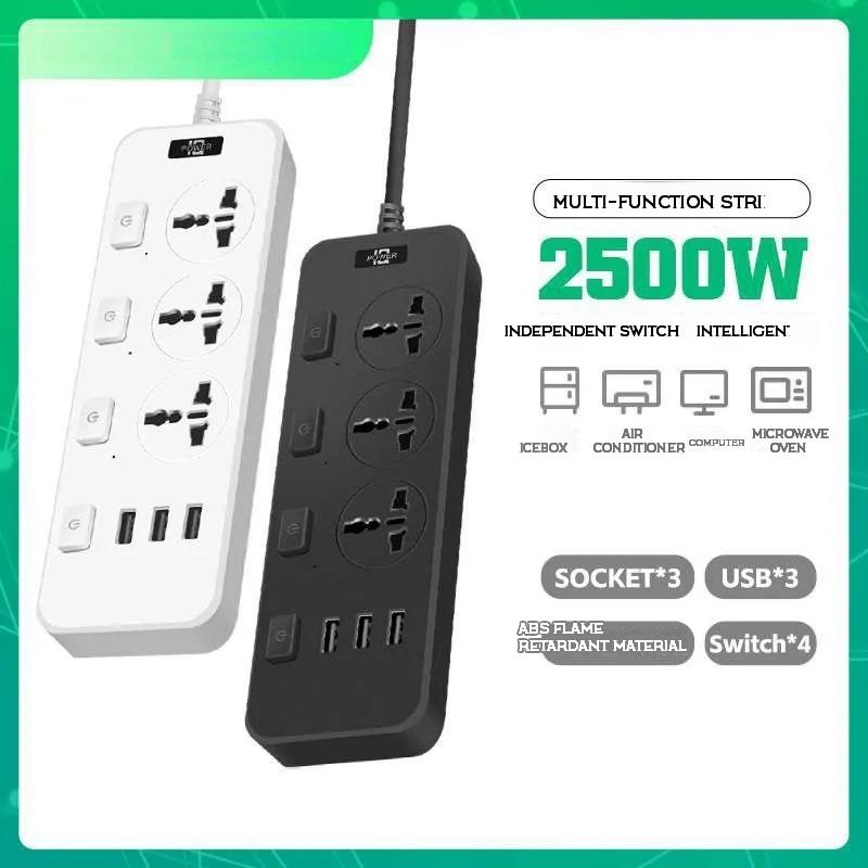 Product Introduction of British USB strip intelligent patch board multi-functional strip British standard white PD fast charger 15