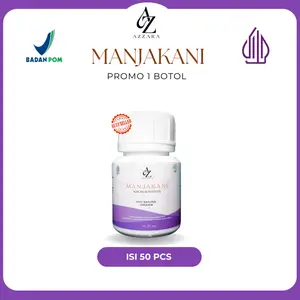 Azzara Manjakani Kapsul Herbal Wanita 50 Pil 100% Alami BPOM TR 103 415 021 Untuk Kesehatan Organ Intim Wanita, Herbal Feminim