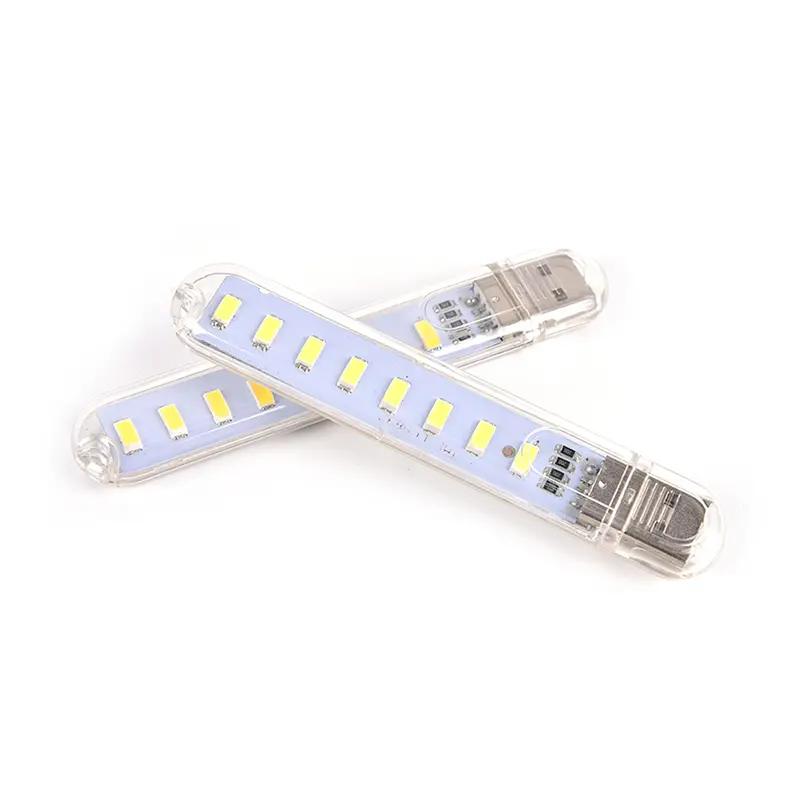 mini USB LED đèn 8 LED đêm cắm trại di động USB thiết bị chiếu sáng cho PC máy…