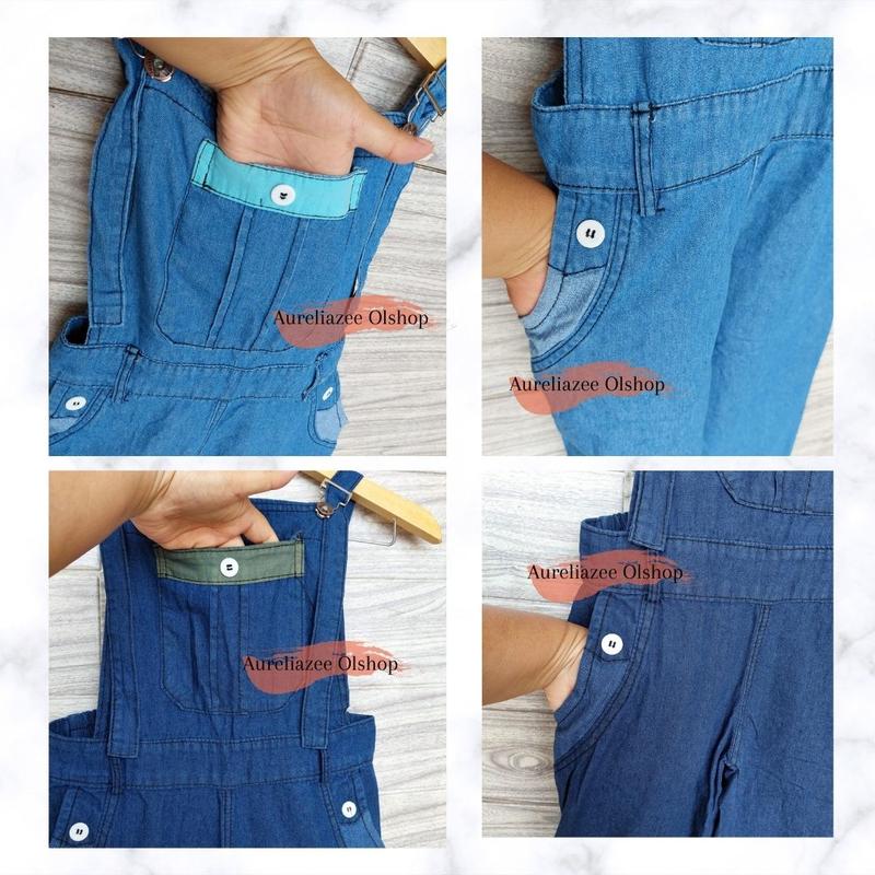 Hanila Baju Kodok Anak Kulot Jeans Umur 5-15tahun 5