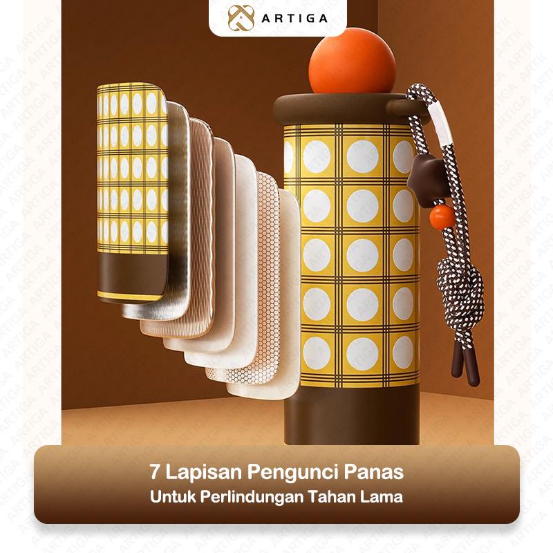 (EXCLUSIVE JORDI ONSU) ARTIGA Tumbler Stainless 550ml Tahan Panas dan Dingin 24 Jam - Anti Selip - Food Grade - Bebas BPA - Ktichenware (EXCLUSIVE JORDI ONSU) ARTIGA Tumbler Stainless 550ml Tahan Panas dan Dingin 24 Jam - Anti Selip - Food Grade - Bebas BPA - Ktichenware