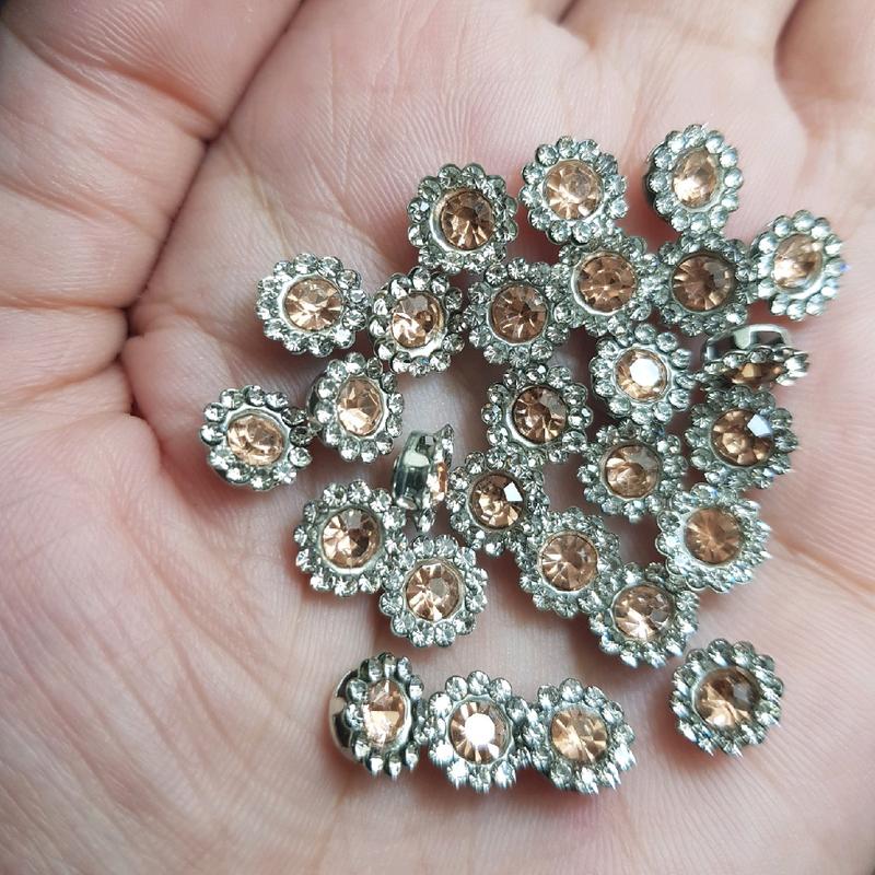 cangkang bunga ukuran 8mm isi 100 & 45bji / payet cangkang matahari 5