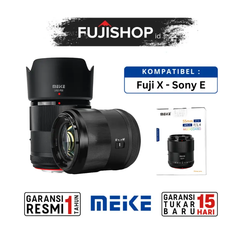 Meike AF 55mm F1.4 Full Frame Auto Focus Lens / Lensa Meike 55mm F1.4 STM 0