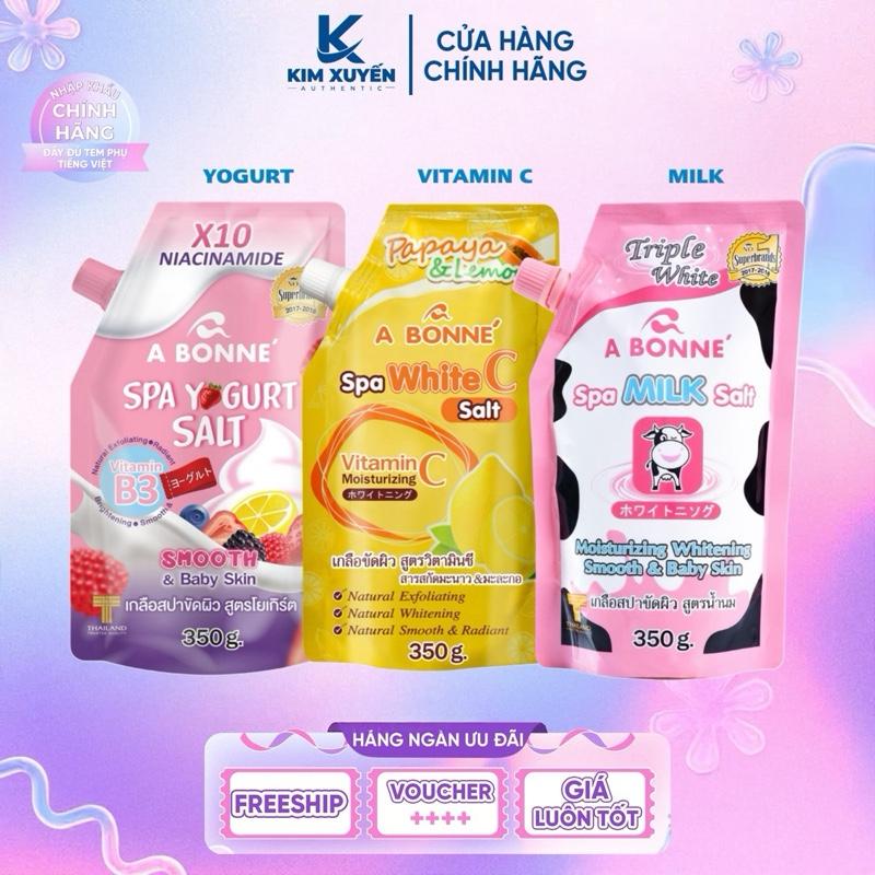 Muối Tắm Sữa Bò Tẩy Tế Bào Chết A BONNE Spa Milk Salt Thái Lan 350G
