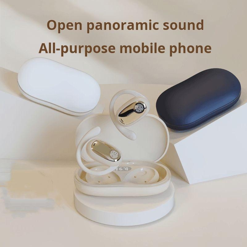 Tai Nghe Thể Thao Bluetooth Không Dây Mở Tai Burmester, Chính Hãng Mới, Thiết Kế Móc Tai, Thời Lượng Chơi Mở Rộng, Tương Thích Thông Dụng Với Điện Thoại Thông Minh 1