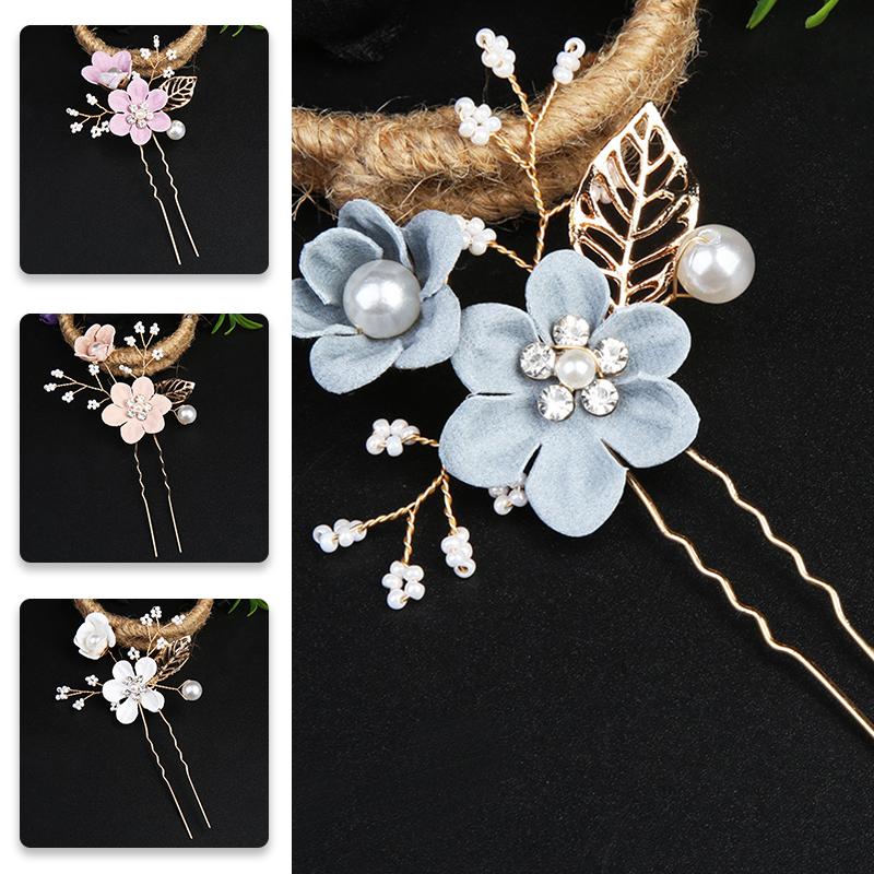 Product Introduction of Lược Chải Tóc Cô Dâu, Phụ Kiện Đội Đầu Hoa Lá, Kẹp Tóc, Trang Sức Ngọc Trai Kim Cương Giả, Phụ Kiện Tóc Đám Cưới Cho Bé Gái 31