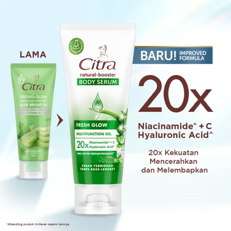 CITRA Aloe Vera Multifunction Gel 180ml Citra Body Serum Fresh Glow 1