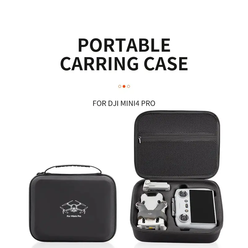 (BISA COD) XIFIJI Tas Drone Hard Shell Protective Storage Bag DJI Mini 4 Pro - XJI4 TERMURAH Aksesoris Plastik 0
