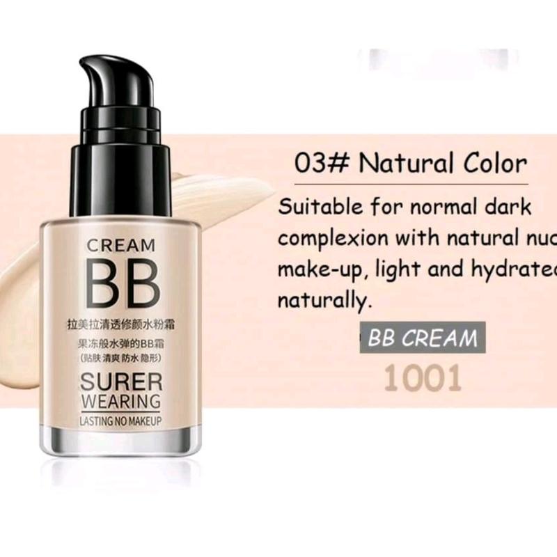 Makeup Base Foundation Liquid BB Cream Moisturizing Tahan Lama - LA050 1001 5