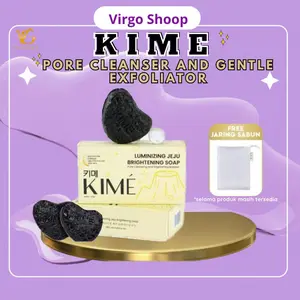 Sabun Wajah Kime 1 Box - Kime Luminizing Jeju Brightening Soap - Sabun Kime - Virgo Shoop