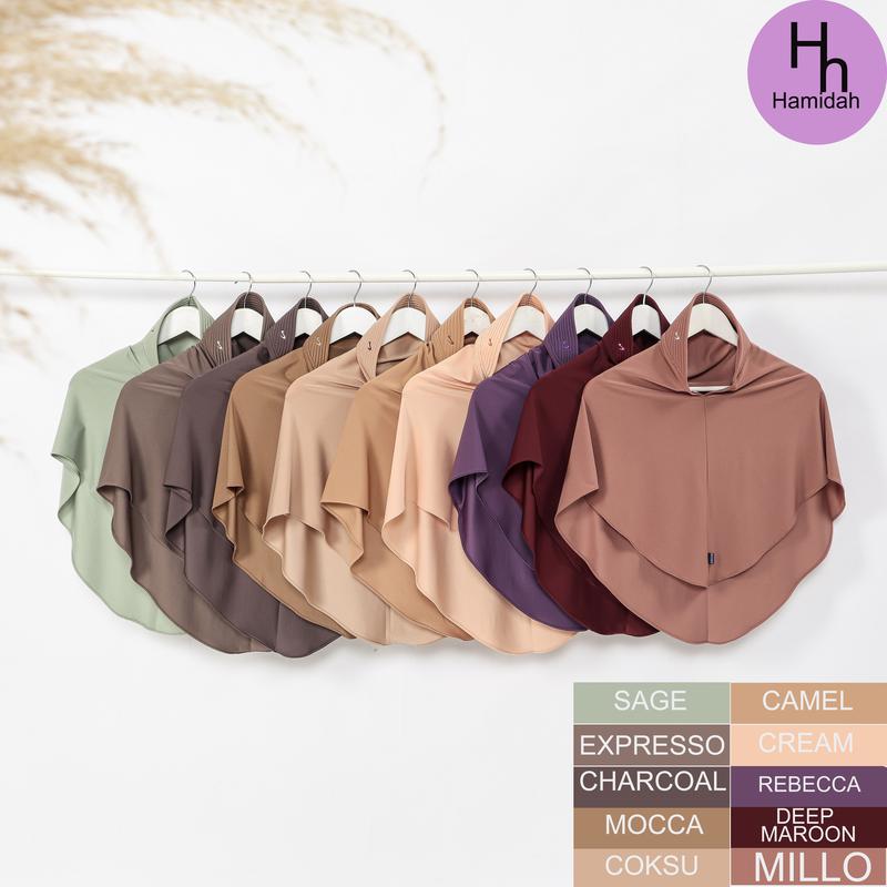 Hamidah - HIjab Bergo Anak Hamidah 3-9 Tahun Matt Jersey 2