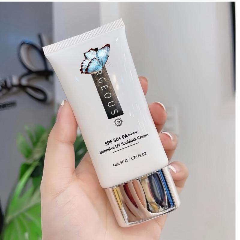 Combo 2 tuýp Kem Chống Nắng (TẶNG KÈM 2 mặt nạ trái cây) GORGEOUS MÚI XÙ 100g Skincare Làm Đẹp D.a