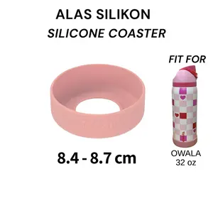 [HERA] Anti Slip For Owala 32oz. Silicone Boots Tumbler Botol Minum. Tatakan Gelas. Alas Silikon