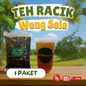 Es Teh Wong Solo - Teh Racik Asli dari Solo Sepet Wanagi Kentel Aroma Kuat 1 Paket Best Seller 100% Original