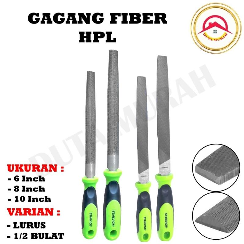 Kikir besi kikir hpl datar rata gagang fiber 6inchi 8inchi dan 10 inchi ...