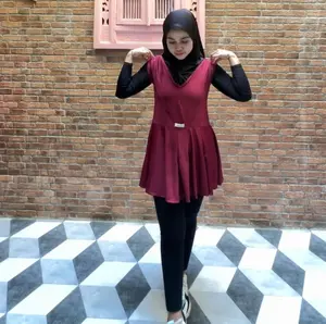Rompi Rok Jersey Tanpa Lengan Wanita Atasan Olahraga Outdoor Sport - Premium Quality