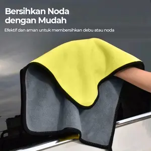 Kain Lap Microfiber Premium Mobil Multifungsi 30x30cm Tebal Cleaning Car