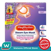 Gambar MegRhythm Steam Eye Mask Lavender 5's dari Watsons Indonesia Official Store Kab. Tangerang 2 Tokopedia