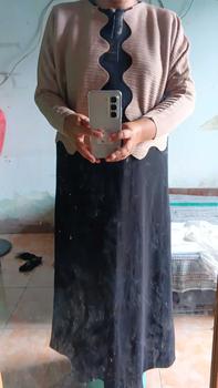 Product Review of Soraya Moeslim Cardi Azura Mix Inner Premium Dress mewah Wanita Dewasa Remaja Pesta Lebaran Cardigan Muslim waffle Santai Kardigan Outer Panjang Casual Kondangan Baju from A**i 1