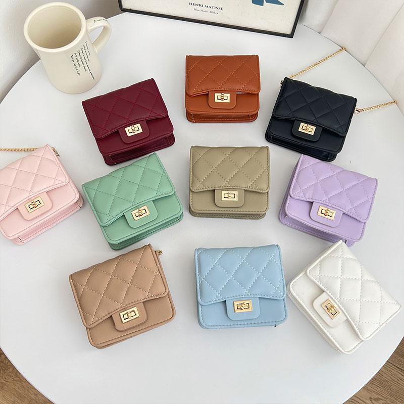 INS-Túi Đưa Thư Phong Cách Hàn Quốc Cho Nữ, Túi Đựng Son Môi, Túi Dây Xích, Túi Đeo Chéo Đeo Vai Cho Nữ