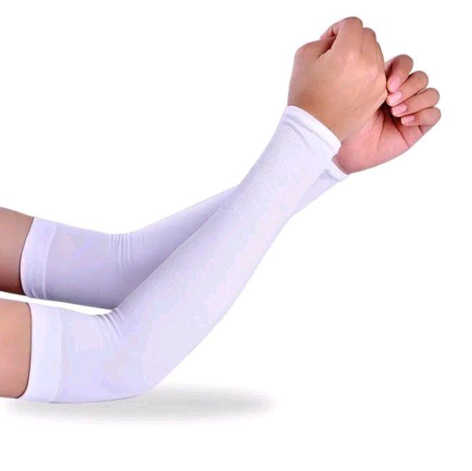 Manset Tangan Polos Selengan/HandSocks Pria Wanita Panjang 2