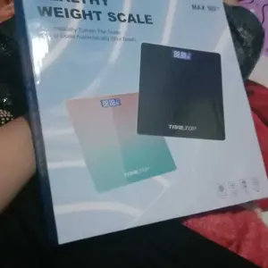 [READY] TrailTop Timbangan Badan Digital 180kg Layar LED LCD Elegan Material ABS Kokoh dengan Display Akurat & Platform Tempered Glass 4mm Original Impor