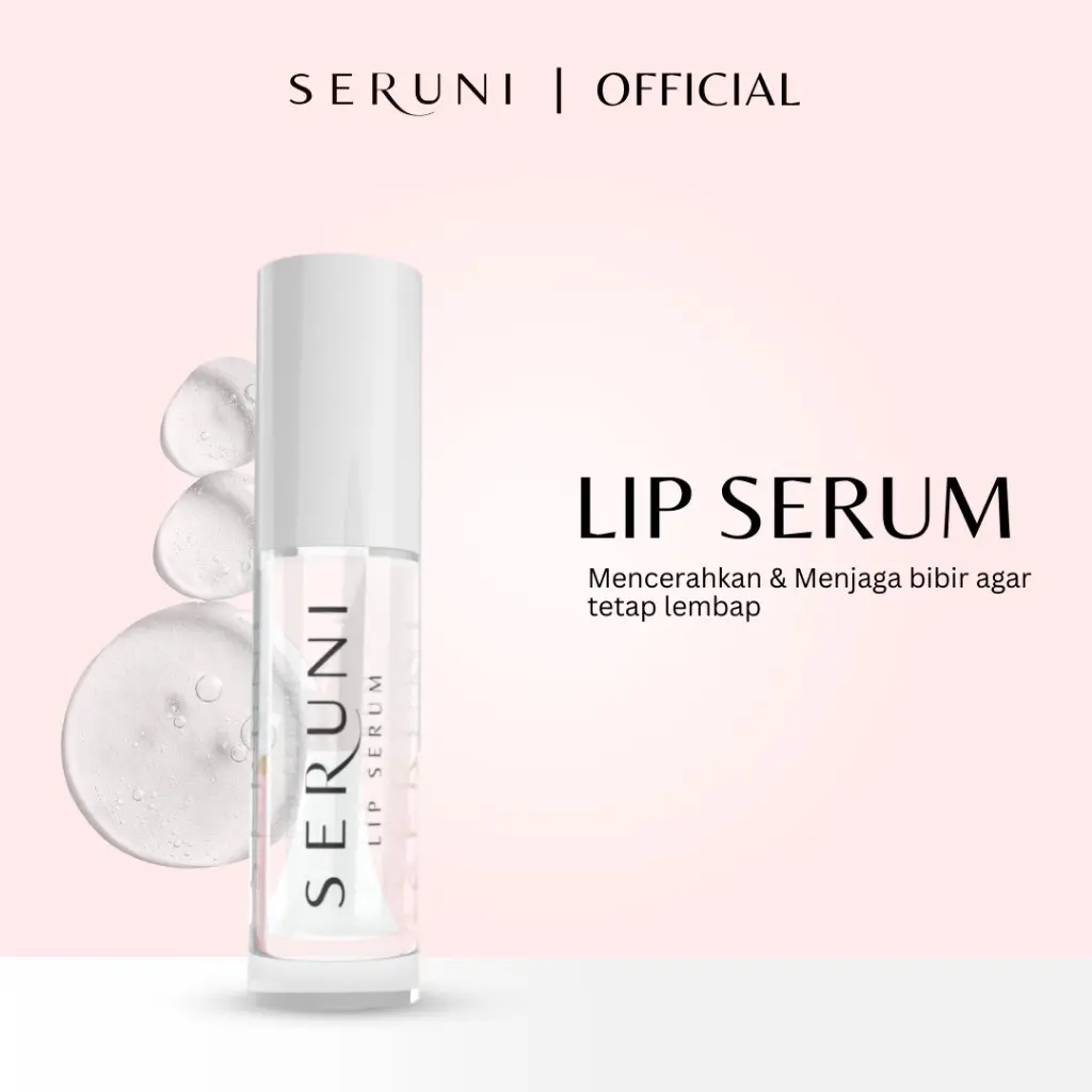 Seruni - Exclusive Lip Serum - Membantu Melembab Kan Bibir & Mencerahkan Lapisan Bibir Vitamin