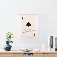 Gambar Informa Hiasan Dinding Kanvas Print Spade 30x40 cm - Krem Wall Art Dekorasi Dinding Wall Decoration Pajangan Dinding dari Informa Indonesia Kota Administrasi Jakarta Barat 1 Tokopedia