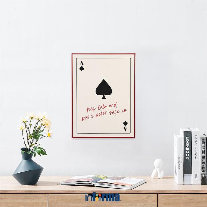 Gambar Informa Hiasan Dinding Kanvas Print Spade 30x40 cm - Krem Wall Art Dekorasi Dinding Wall Decoration Pajangan Dinding dari Informa Indonesia Kota Administrasi Jakarta Barat Tokopedia