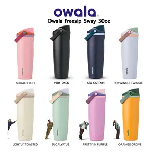 Owala FreeSip Sway 30oz - Tumbler Besar, Desain Elegan & Anti Tumpah | COD & Stock Siap