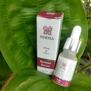 NYRTEA White & Glow Booster Serum 10 mL - Serum Pencerah Wajah dengan Efek Glow Natural