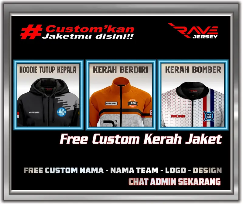 JAKET MOONRAKER SESI 2 FULL PRINTING SUBLIMATION CUSTOM (DESAIN SUKA SUKA) 3