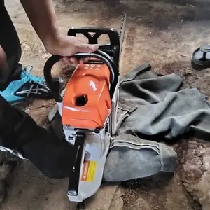 Mesin Potong Kayu 52CC 20inch Chainsaw 2Tak Untuk Gergaji Mesin Alat Outdoor Mesin Gergaji Kayu Gergaji Potong Pohon Kayu Pemotong Kayu Cepat & Irit Bahan Bakar Gergaji Mesin Portable Anti Macet - Untuk Kayu, Bambu & KebunMata Pisau Kuat Tahan Lama